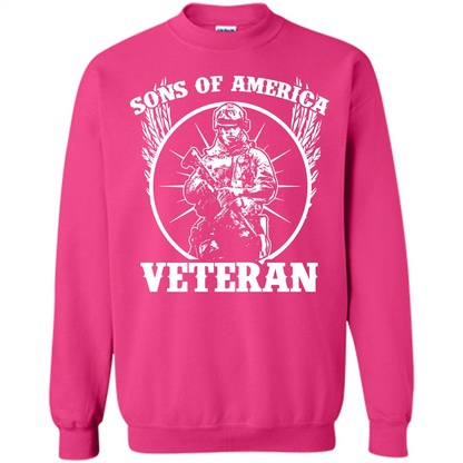 Military T-shirt Sons Of America Veteran Heliconia