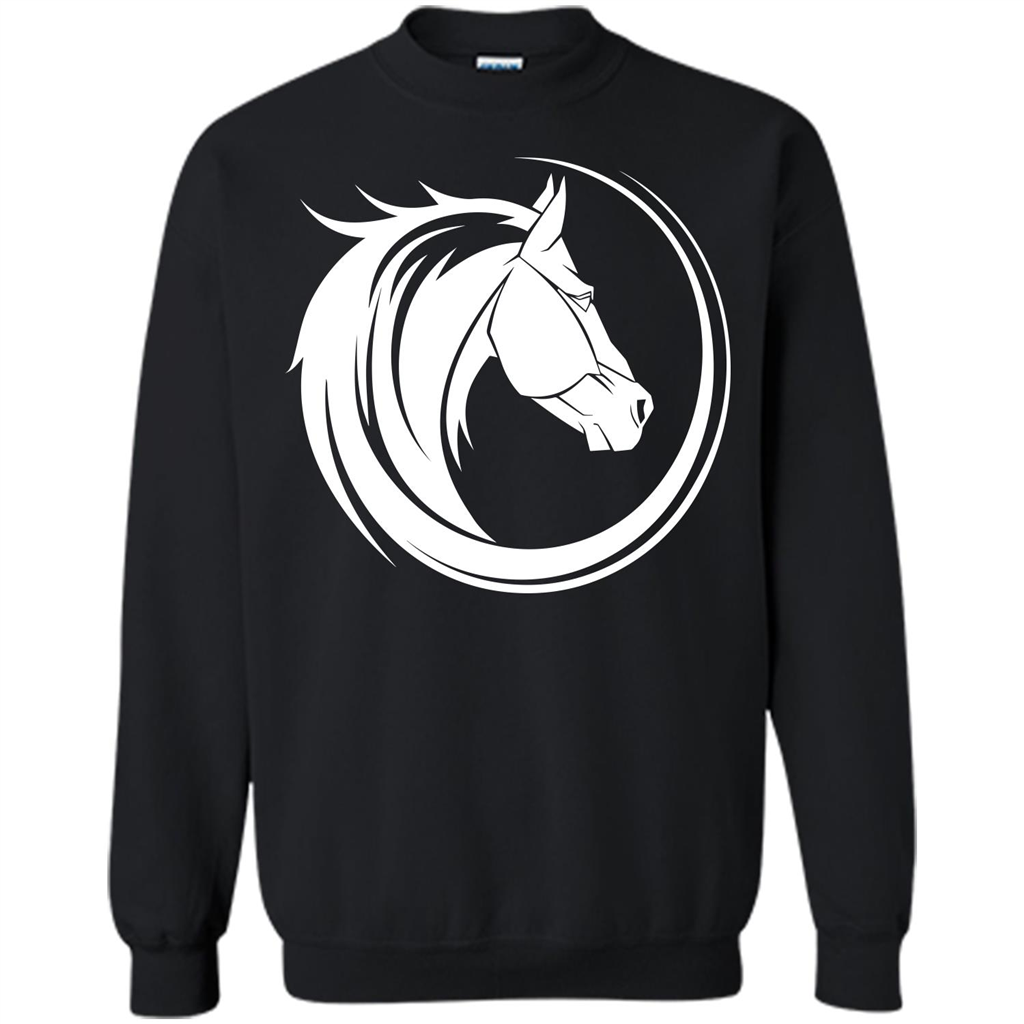 Horse Lover T-shirt Horse Circle Black