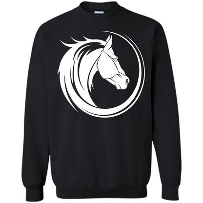 Horse Lover T-shirt Horse Circle Black