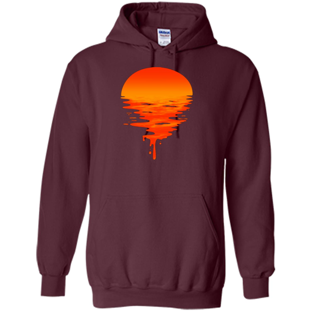 Sunset T-shirt Maroon