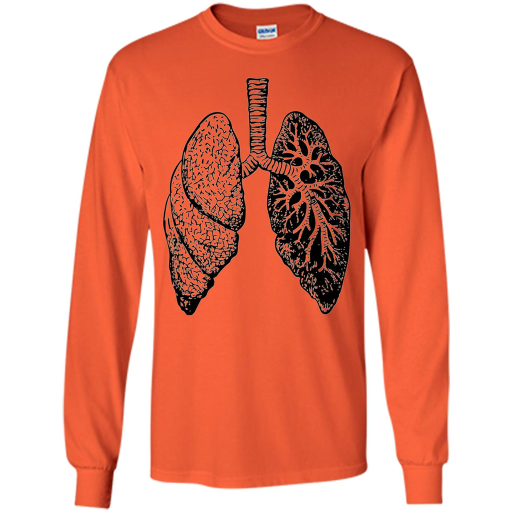 Lungs T-shirt Orange