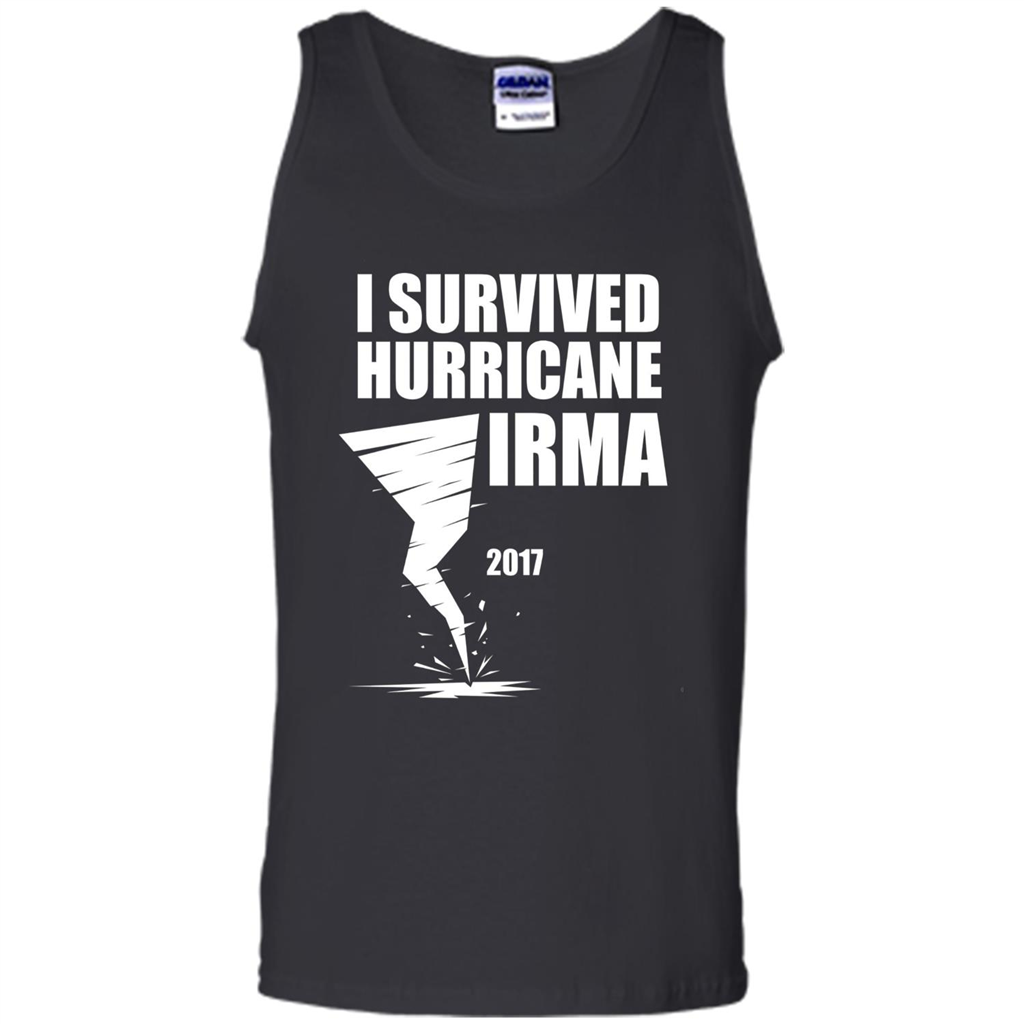 I Survived Hurricane Irma Graphic T-shirt Black