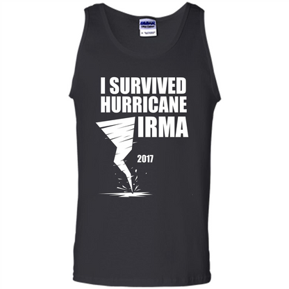 I Survived Hurricane Irma Graphic T-shirt Black