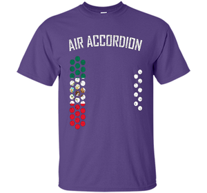 Air Accordion T-shirt The Flag Of Mexico T-shirt