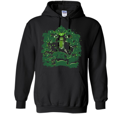 Pickle Rick Vs The Rats T-shirt Black