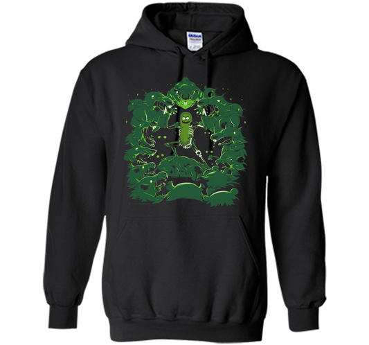 Pickle Rick Vs The Rats T-shirt Black