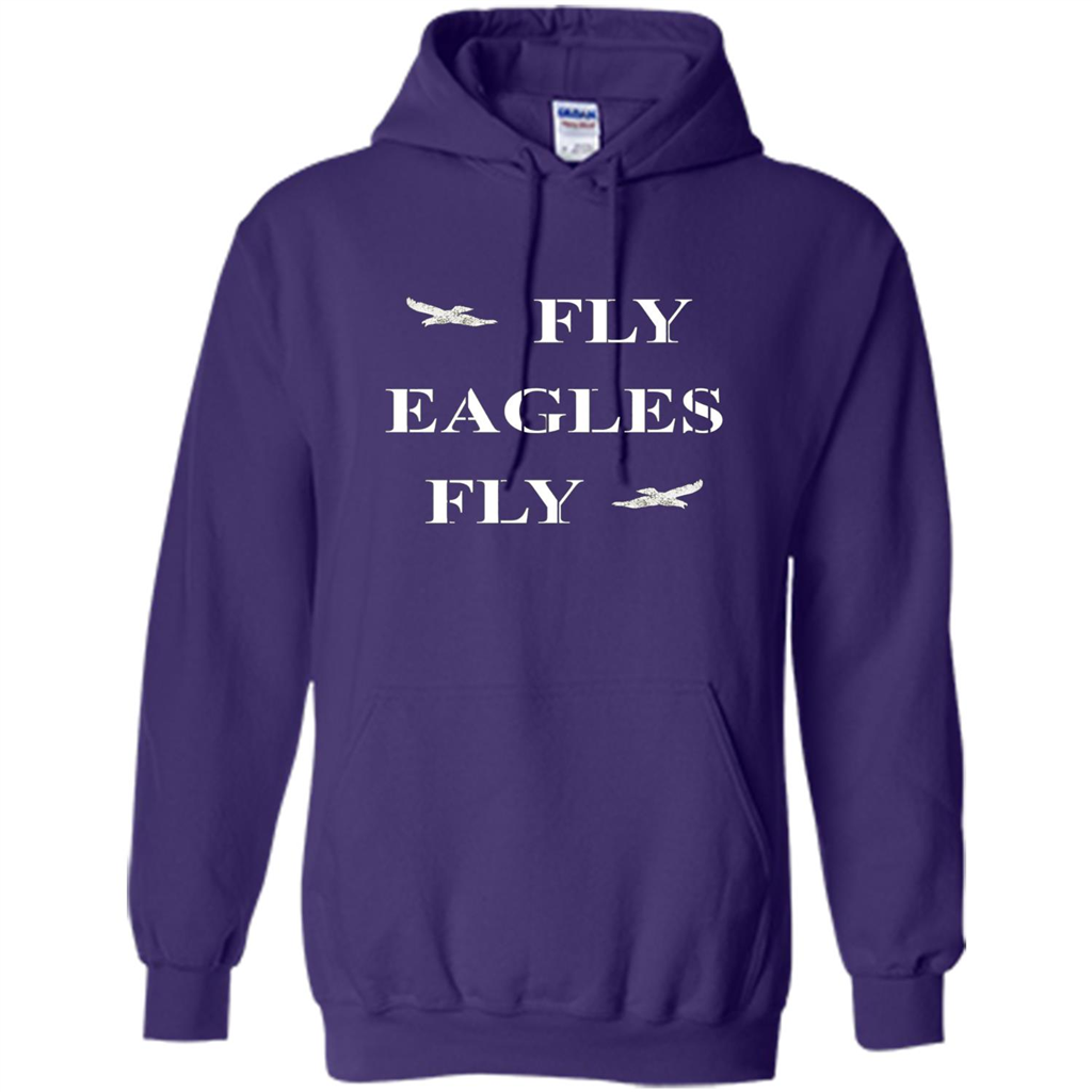 Flying Eagles Fly T-shirt Purple