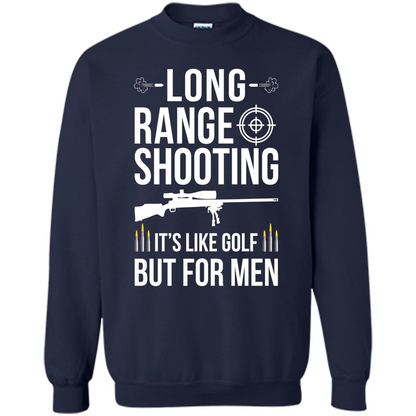 Long Range Shooting It'S Like Golf But For Men T-shirt Navy