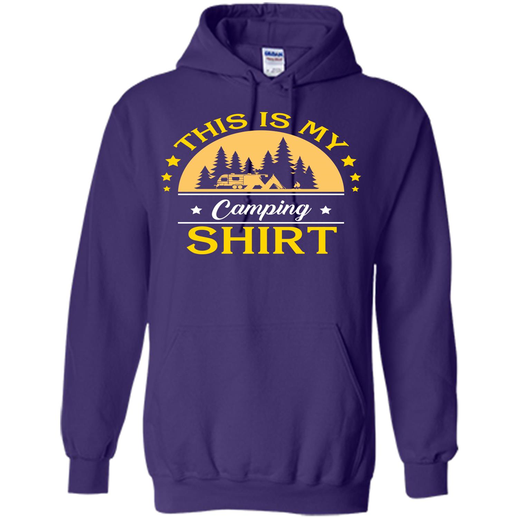 Camping T-shirt This Is My Camping Shirt T-shirt Purple