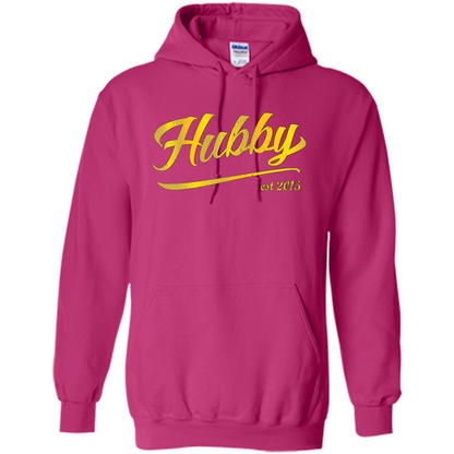 Hubby Wifey Est 2015 T-shirt Heliconia