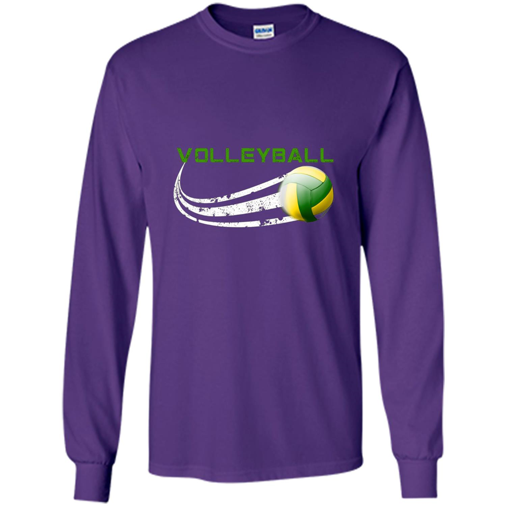Sports T-shirt Volleyball Player Purple