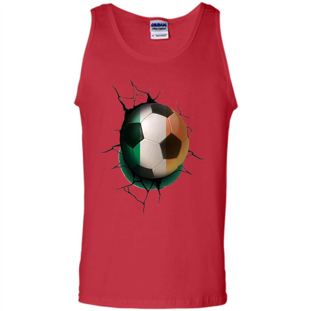 Ireland Football Soccer T-shirt Red