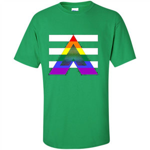 LGBT Pride Straight Ally Pride Flag T-Shirt