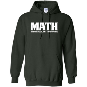 Funny Math T-shirt The Only Subject That Counts