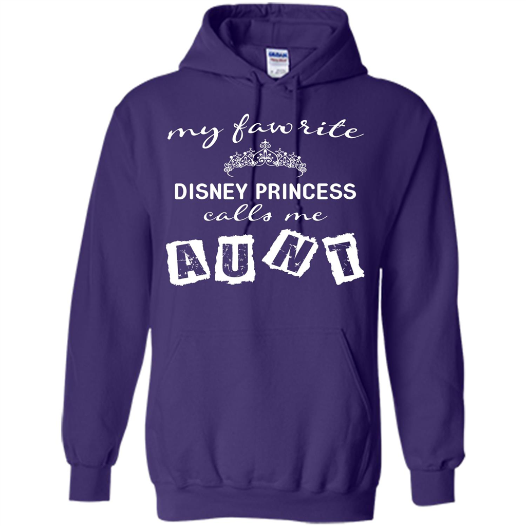 Disney Aunt T-shirt My Favorite Disney Princess Calls Me Aunt Purple