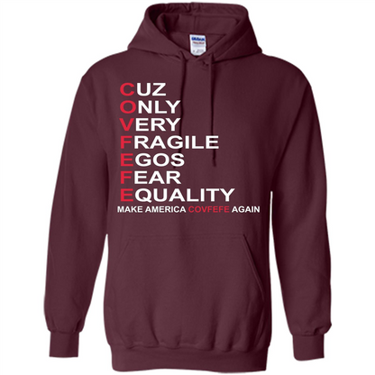 American T-shirt Make America Covfefe Again Maroon