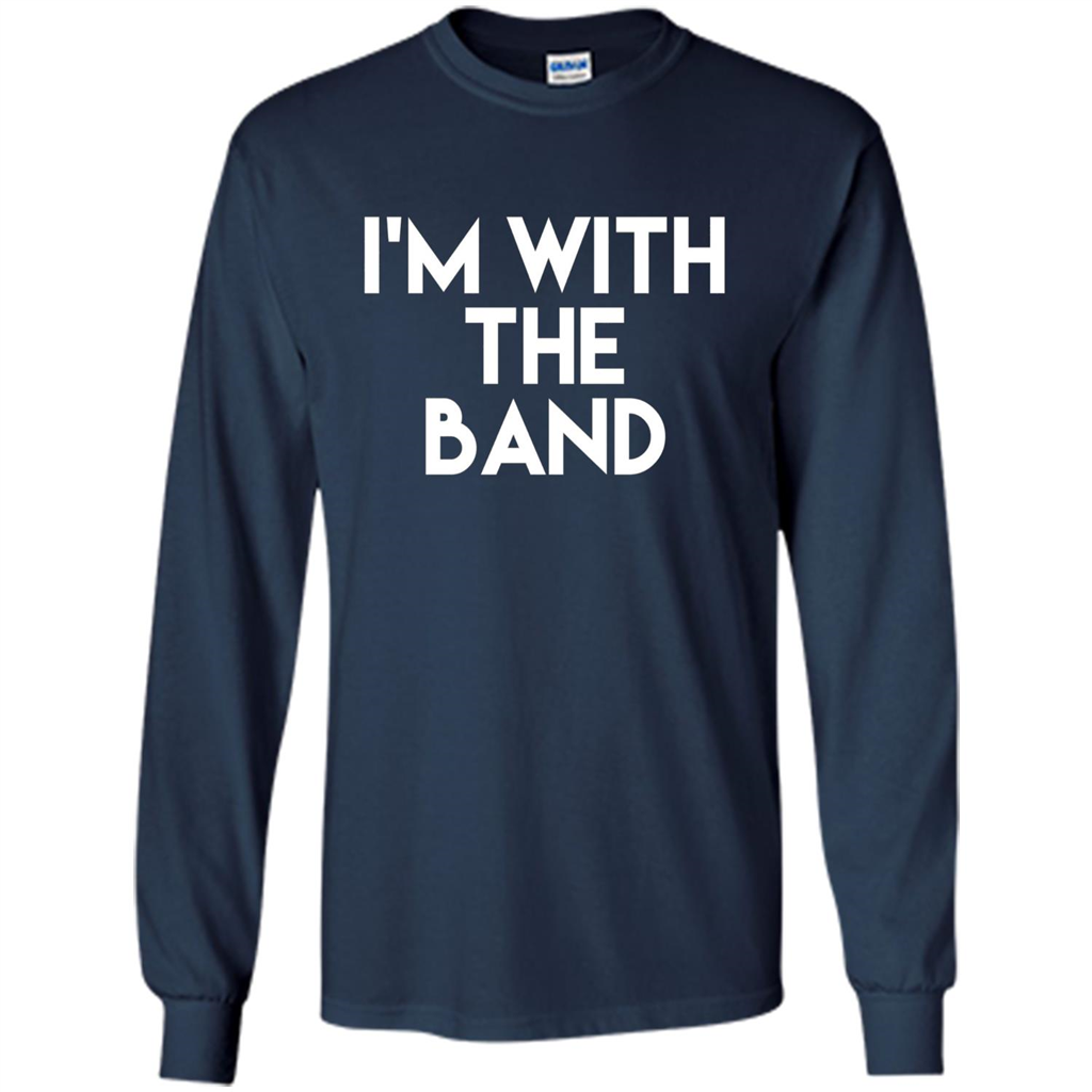 I'm With the Band T-shirt Navy