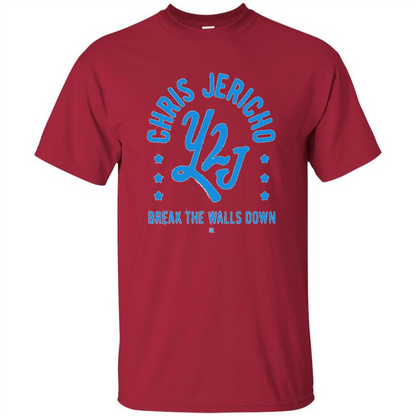 Chris Jericho Break The Walls Down T-shirt Cardinal