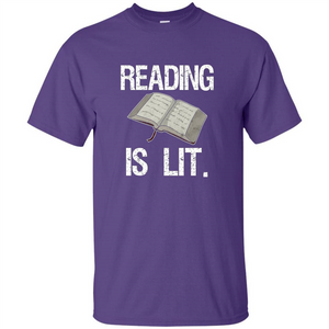 Book Reader T-shirt Reading is Lit T-shirt