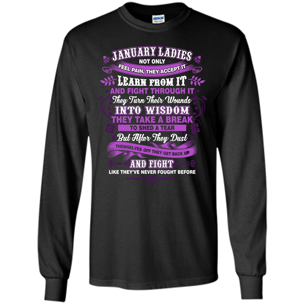 January Ladies T-shirt January Lady Facts
