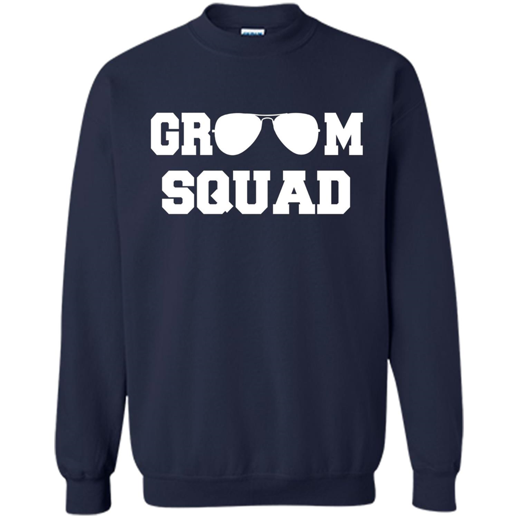 Cool Groom Squad T-Shirt Wedding Party Gift Shirt Navy