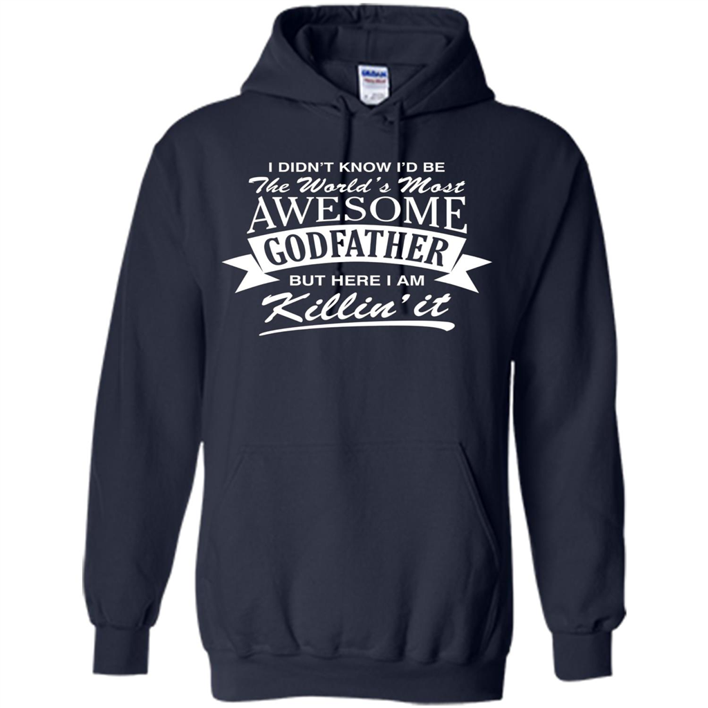 Men's World's Most Awesome Godfather T-shirt Navy