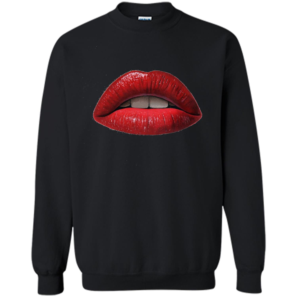 Red Lips T-shirt with Red Lips Art T-shirt