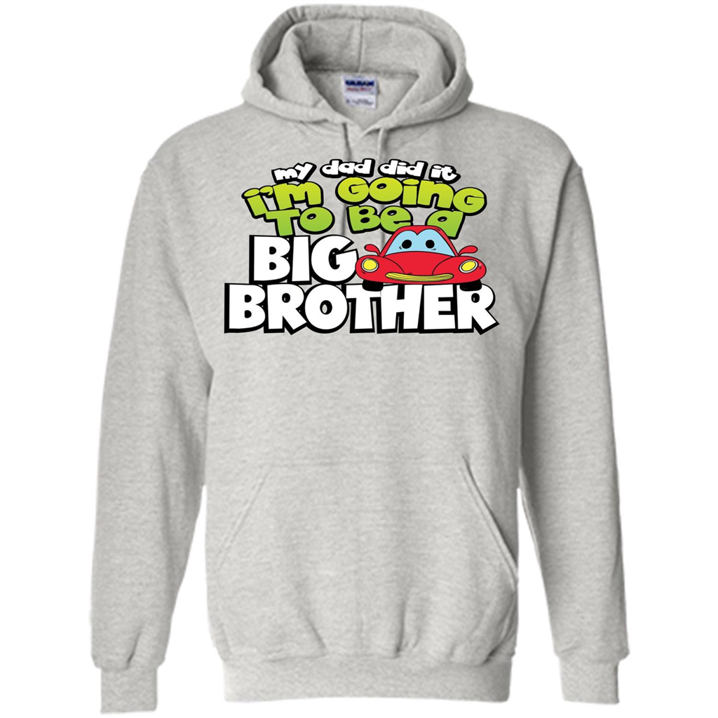 Car Brother T-shirt I'm Going To Be a Big Brother Ash