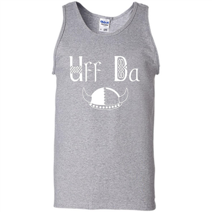 Uff Da Viking Hat Norwegian Scandinavian Saying T-shirt Sport Grey