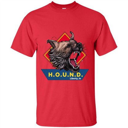 H.O.U.N.D Liberty, In T-shirt Red