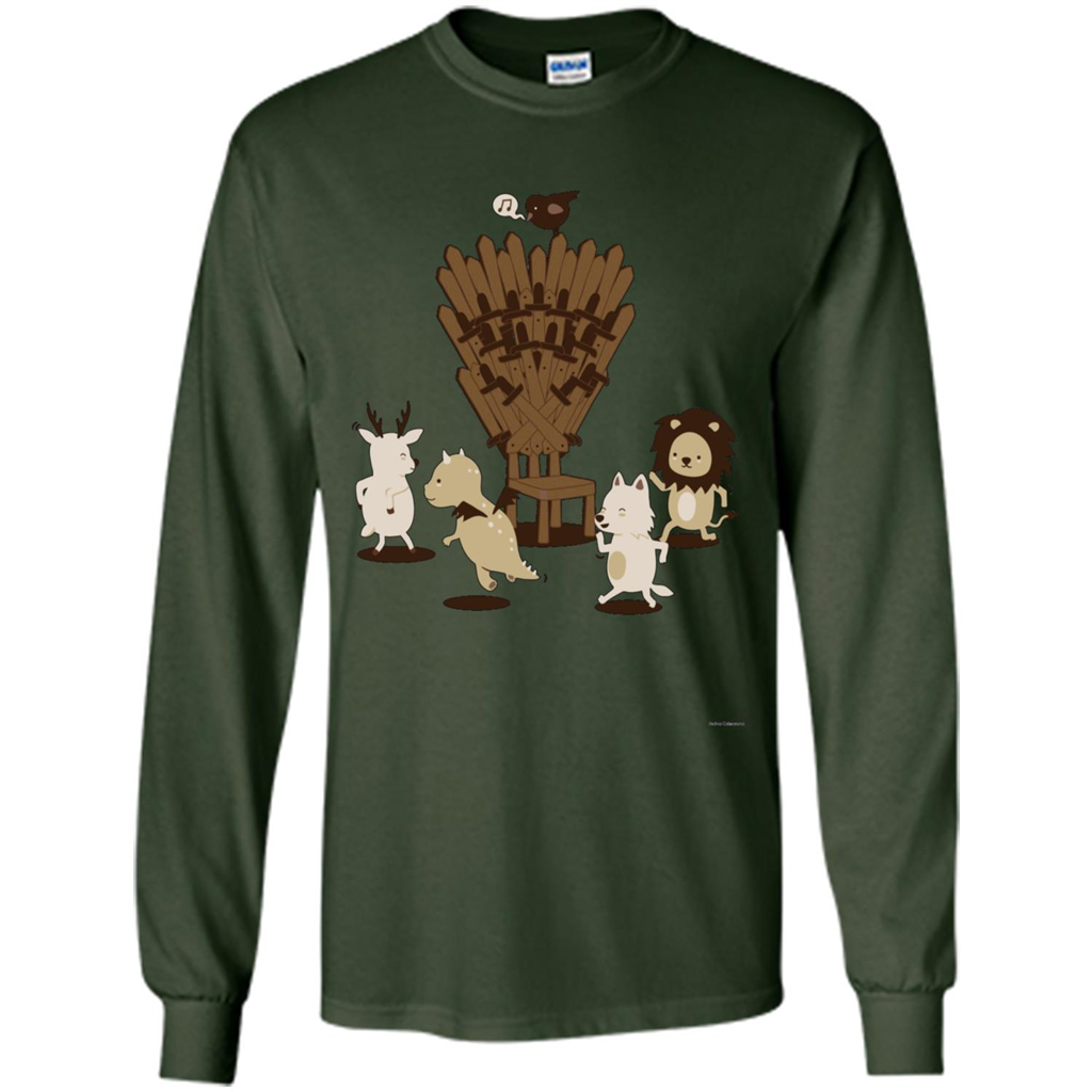 Game Of Musical Thrones Characters T-shirt Forest Green