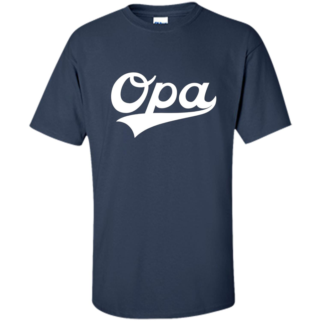 Fathers Day T-shirt Opa Navy