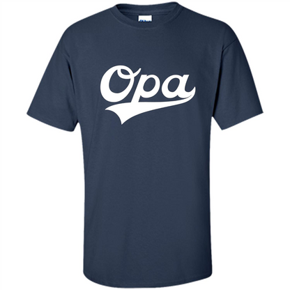 Fathers Day T-shirt Opa Navy
