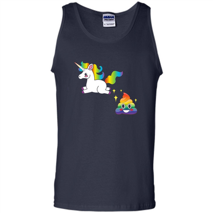 Unicorn Rainbow Poop Funny Cute Emojis T-shirt