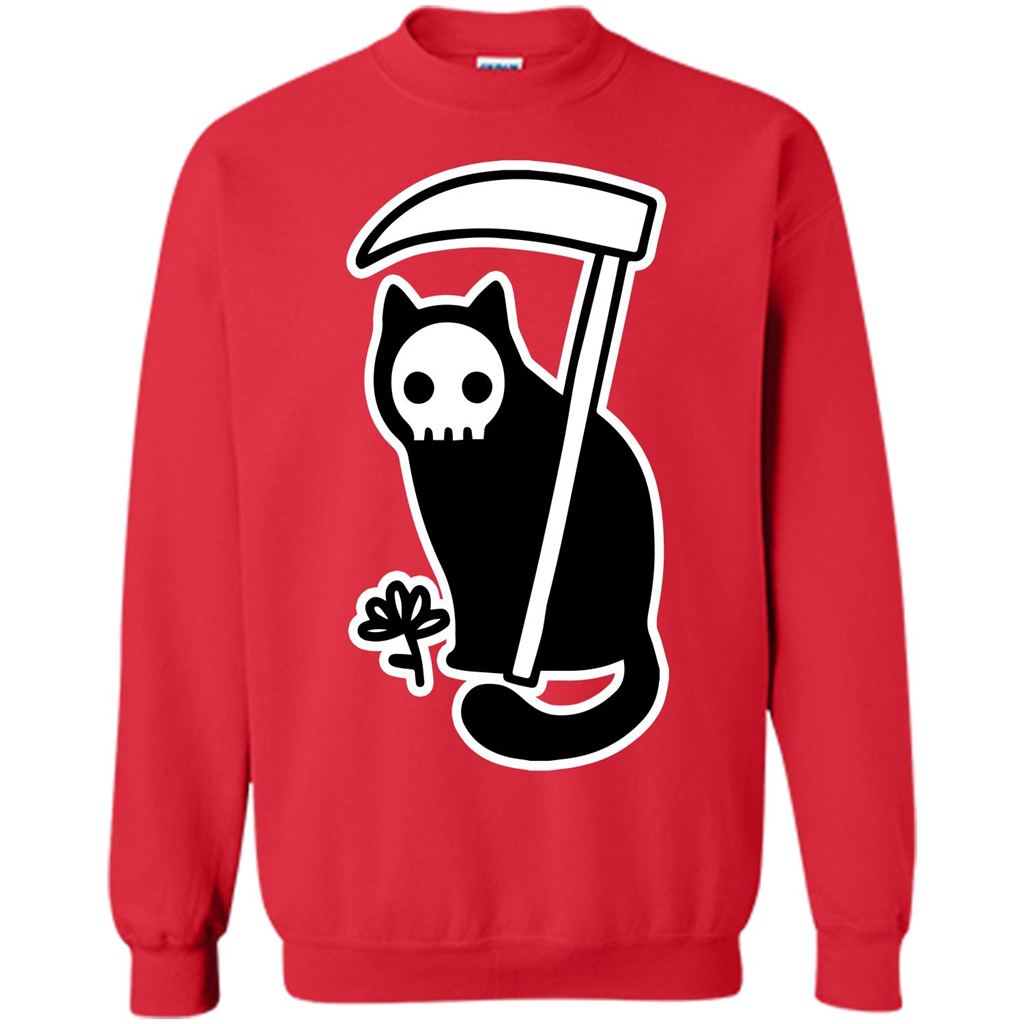 Cat Grimm Reaper T-shirt Red