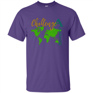 Challenge Accepted With Map For Students And Tutors T-shirt