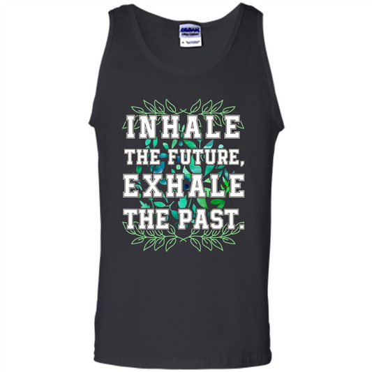 Motivation T-shirt Inhale The Future Exhale The Past T-shirt Royal