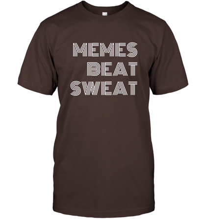 Memes Beat Sweat Shirt T-Shirt T-Shirt Dark Chocolate