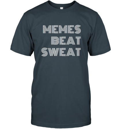 Memes Beat Sweat Shirt T-Shirt T-Shirt Charcoal