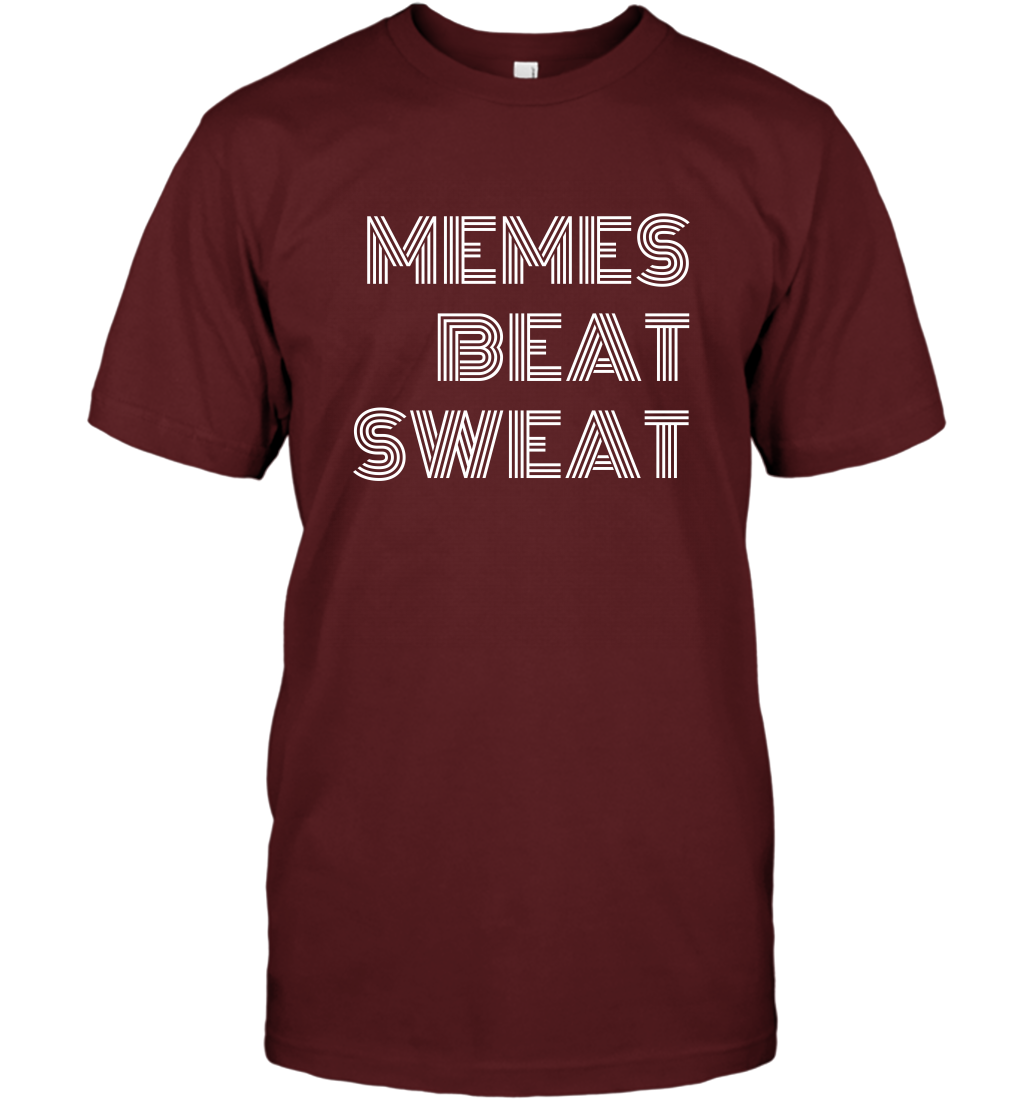 Memes Beat Sweat Shirt T-Shirt T-Shirt Cardinal