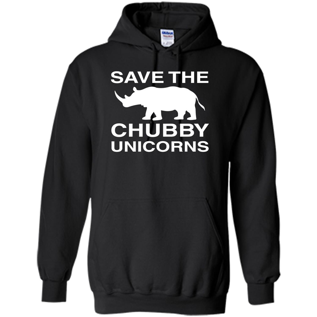 Save the Chubby Unicorns T Shirt For Men, Womens, and Kids Black