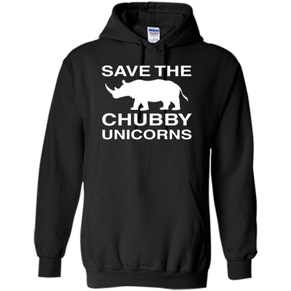 Save the Chubby Unicorns T Shirt For Men, Womens, and Kids Black
