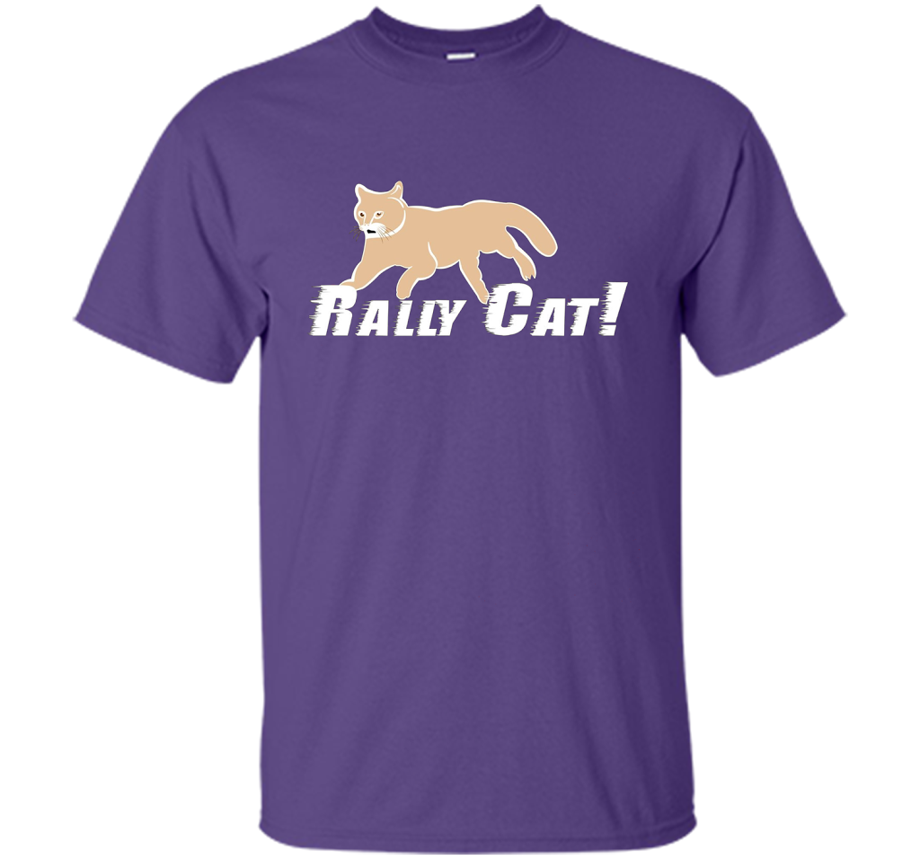 St. Louis Baseball Rally Cat T-Shirt t-shirt Purple