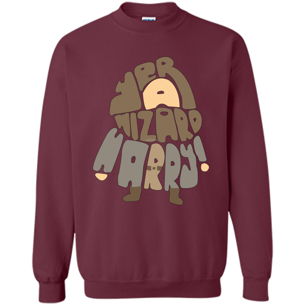 Movies T-shirt Yer A Wizard Harry Maroon