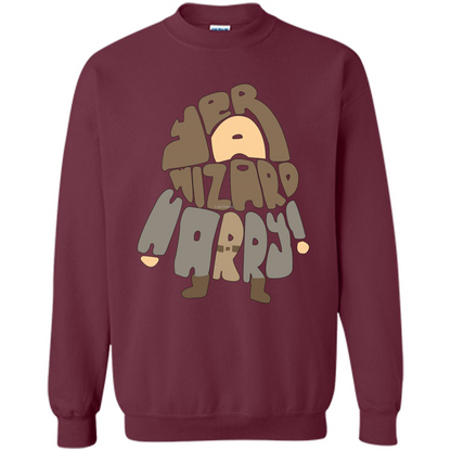 Movies T-shirt Yer A Wizard Harry Maroon