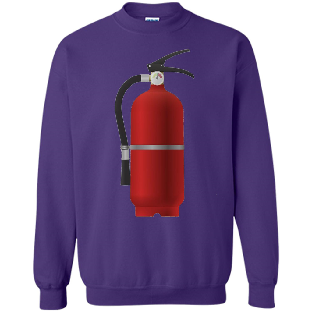 Fire Extinguisher T-shirt Emergency Fire Protection Orange