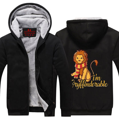 I'm Gryffindorable Harry Potter House Winter Zip Hoodies