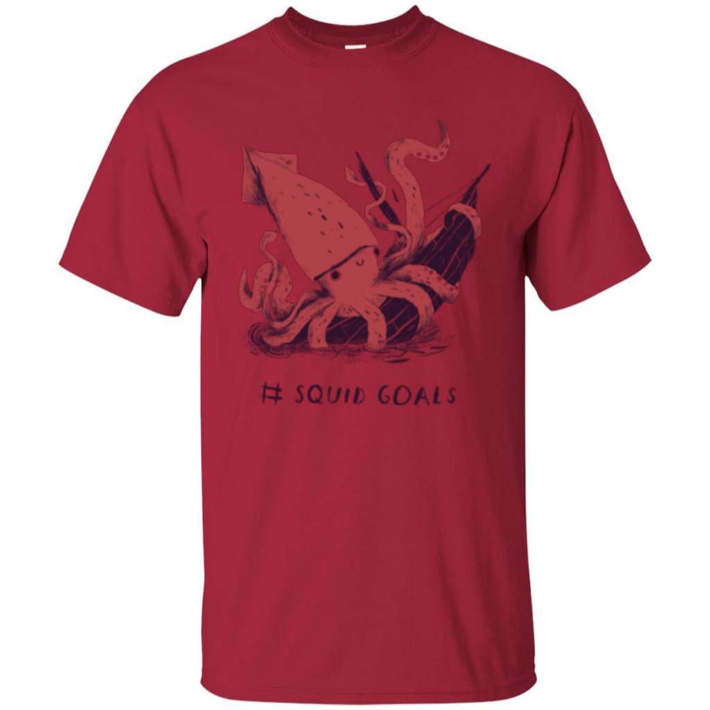 Squid Goals T-shirt Squad Goals T-shirt Cardinal