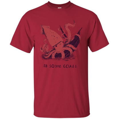 Squid Goals T-shirt Squad Goals T-shirt Cardinal