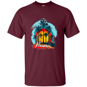 Summer T-shirt Hawaiian Islands Aloha T-Shirt